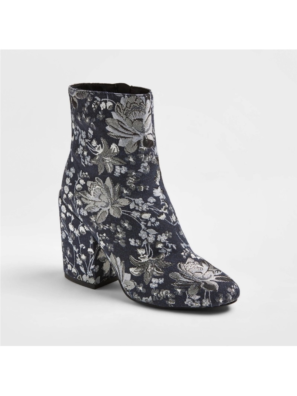 Merona floral embroidered booties